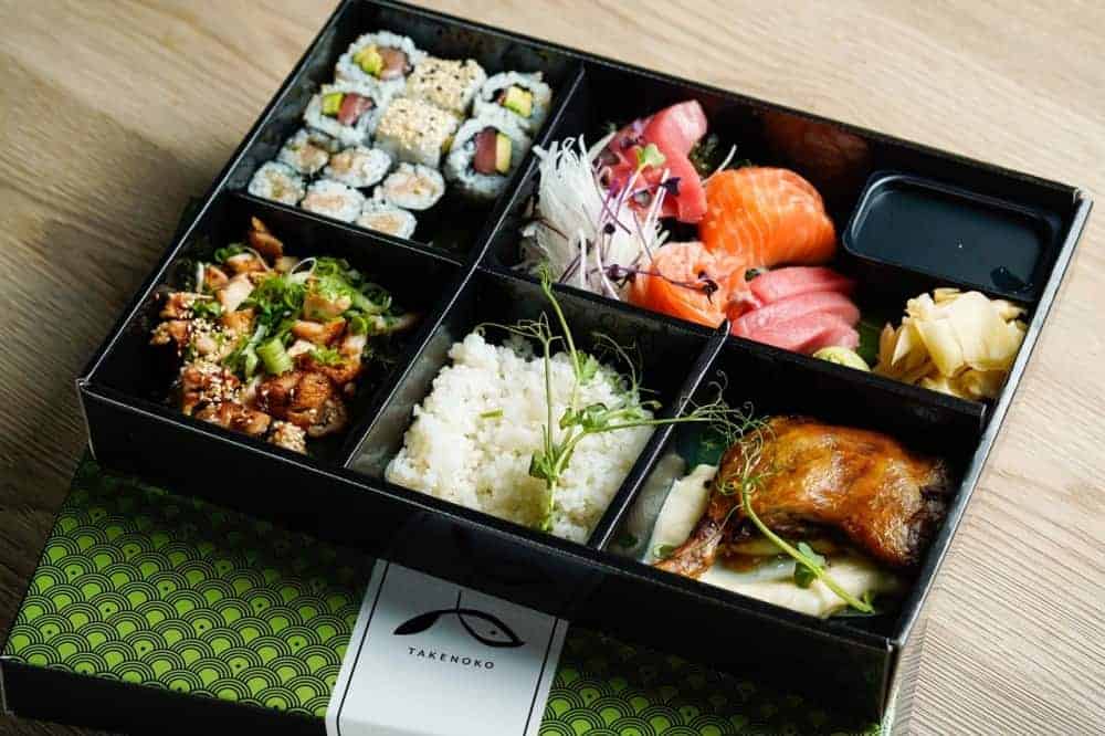 Takenoko personalizirana kutija hrane s japanskim speijalitetima